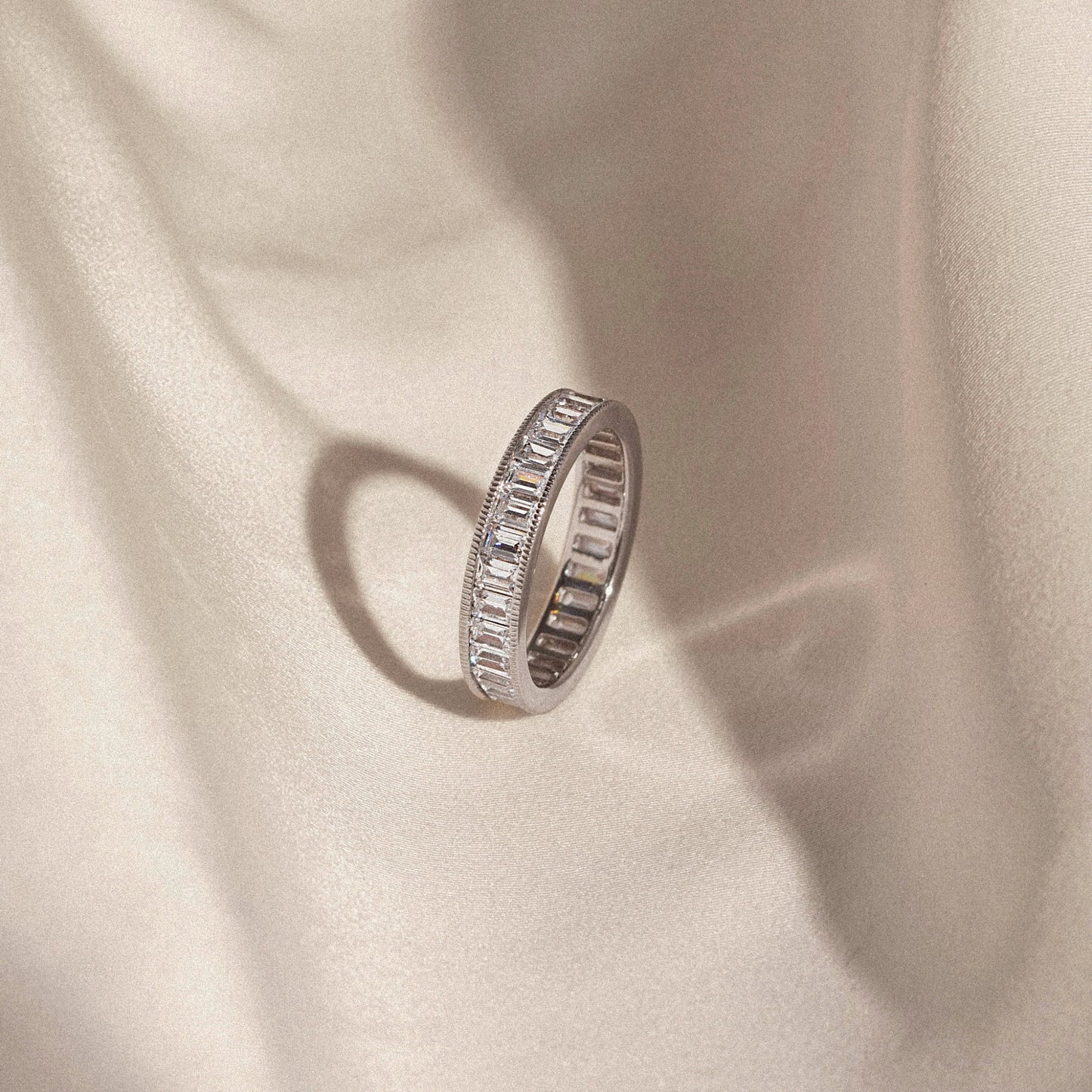 Marilyn Monroe Baguette Eternity Ring