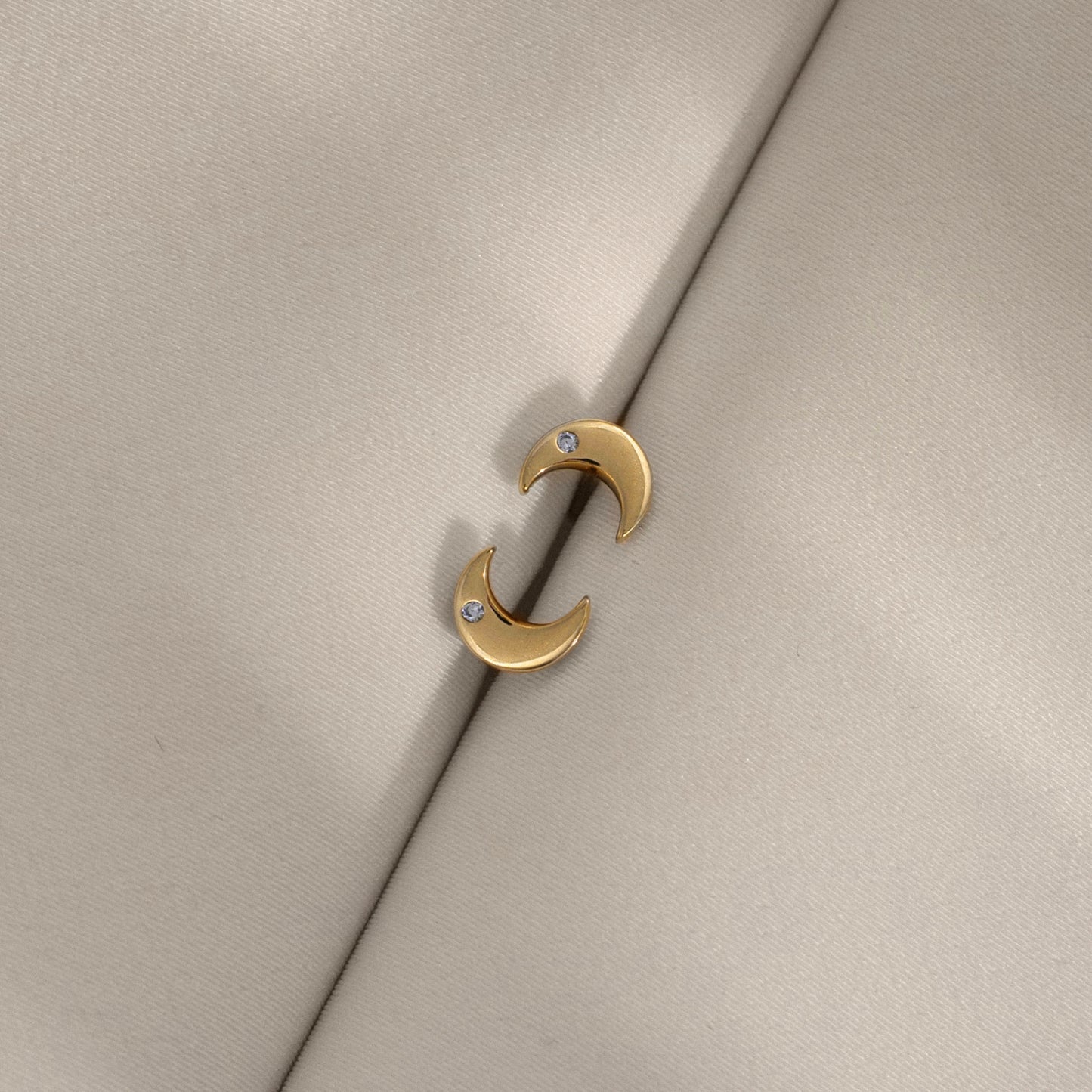 Marilyn Monroe Moon Stud Earrings