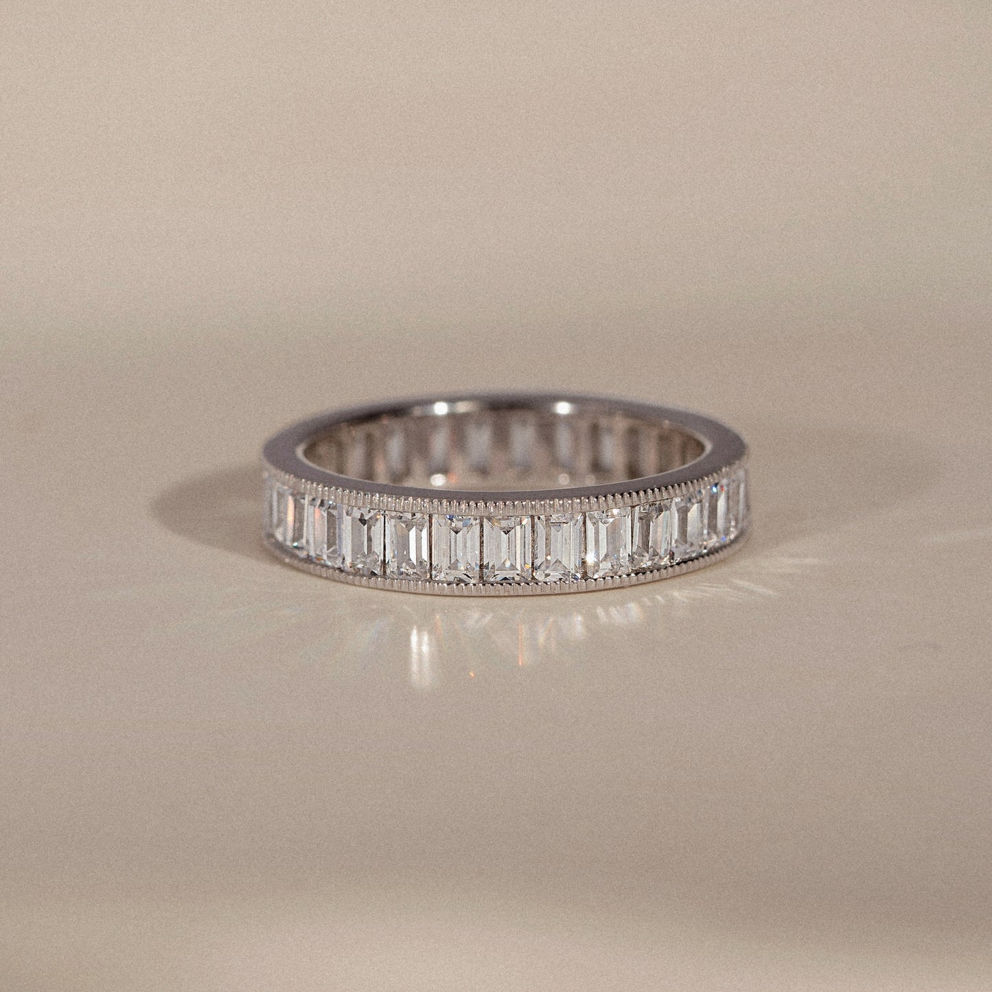Marilyn Monroe Baguette Eternity Ring