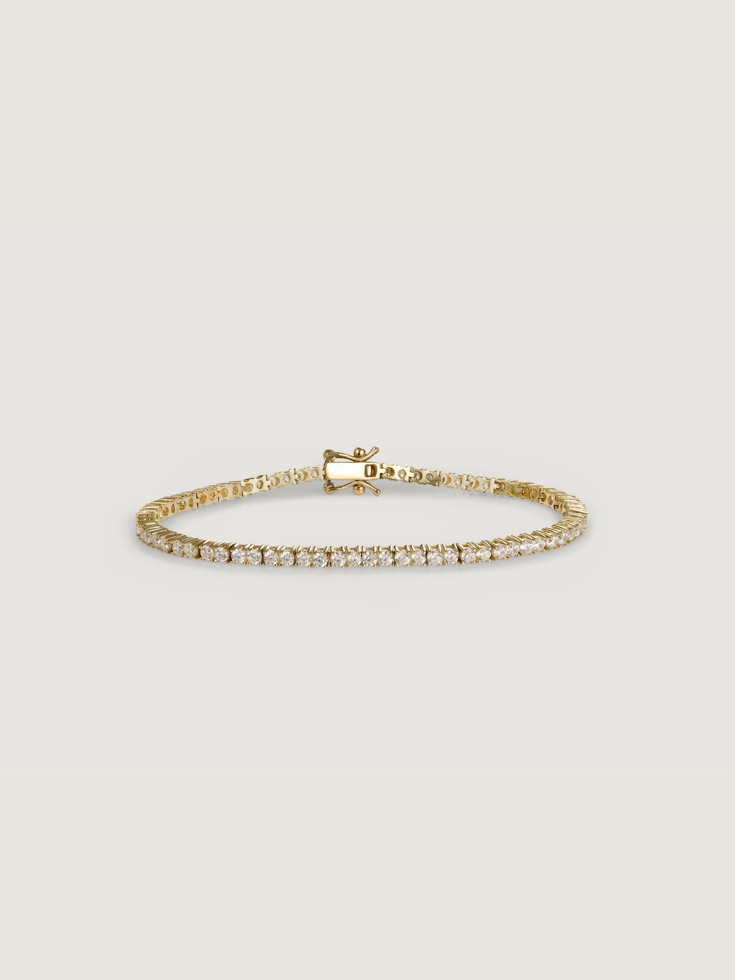 Diamonbliss Lab-Grown Diamond Round Tennis Bracelet