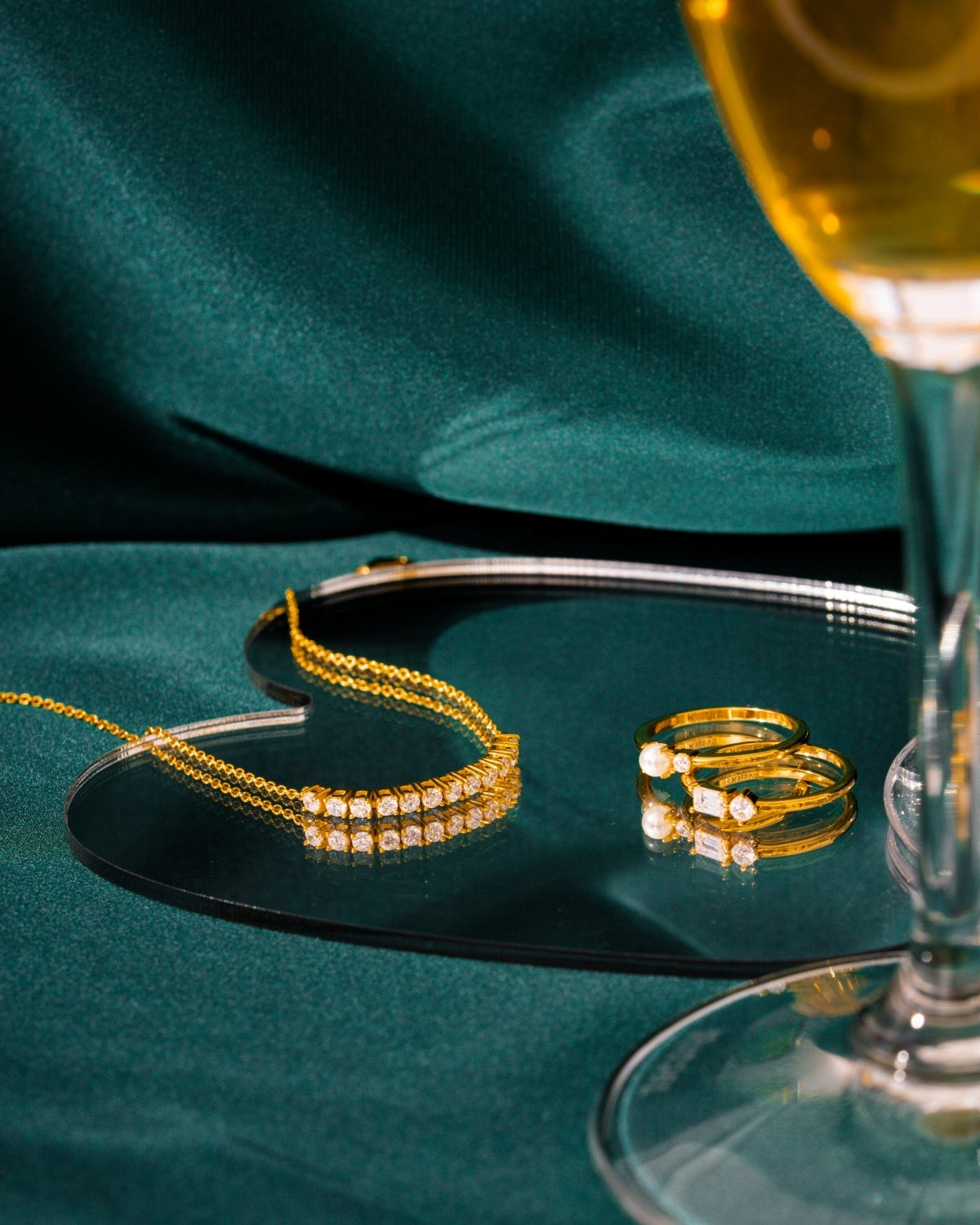 Horizontal Round Bar Bracelet