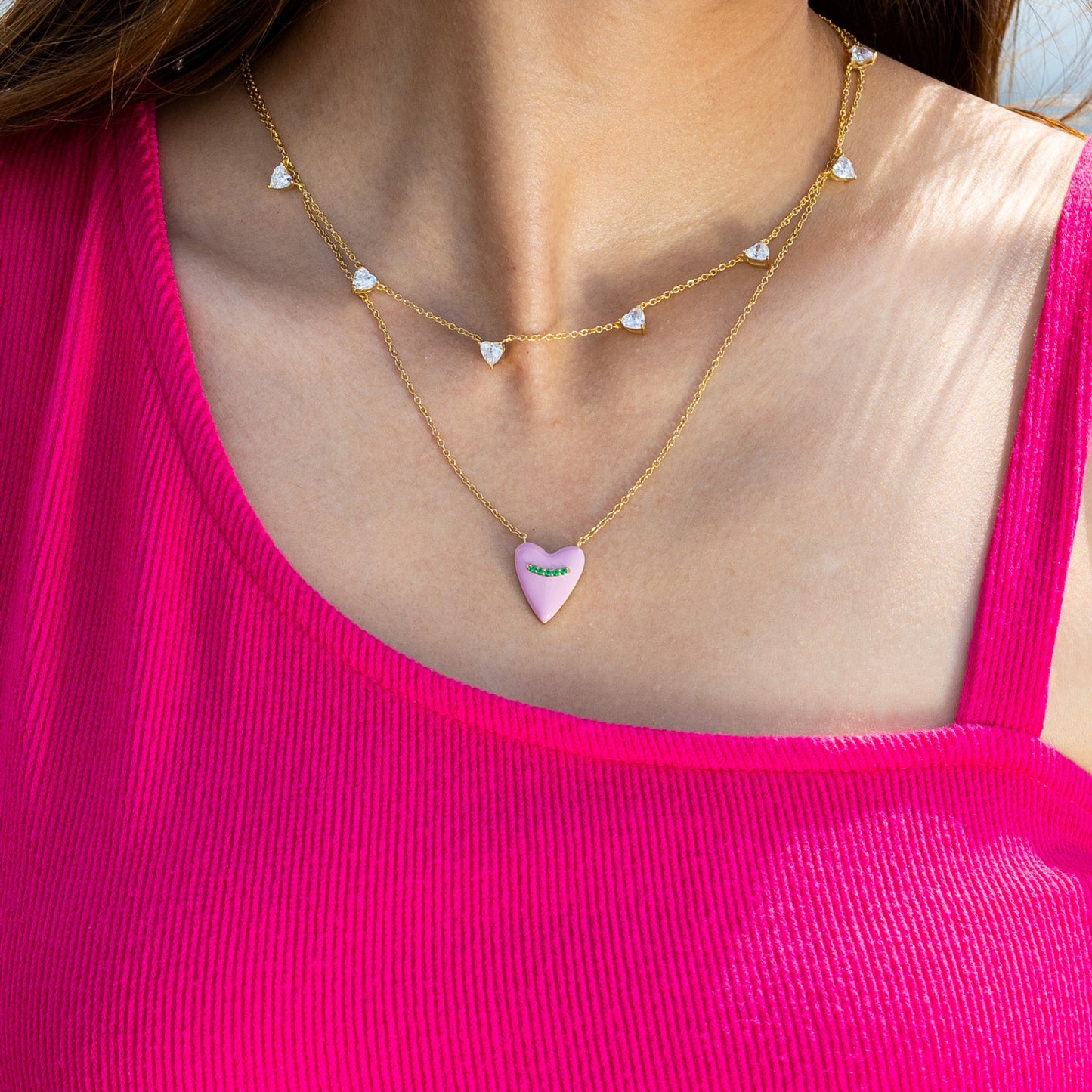 Puffy Heart Necklace