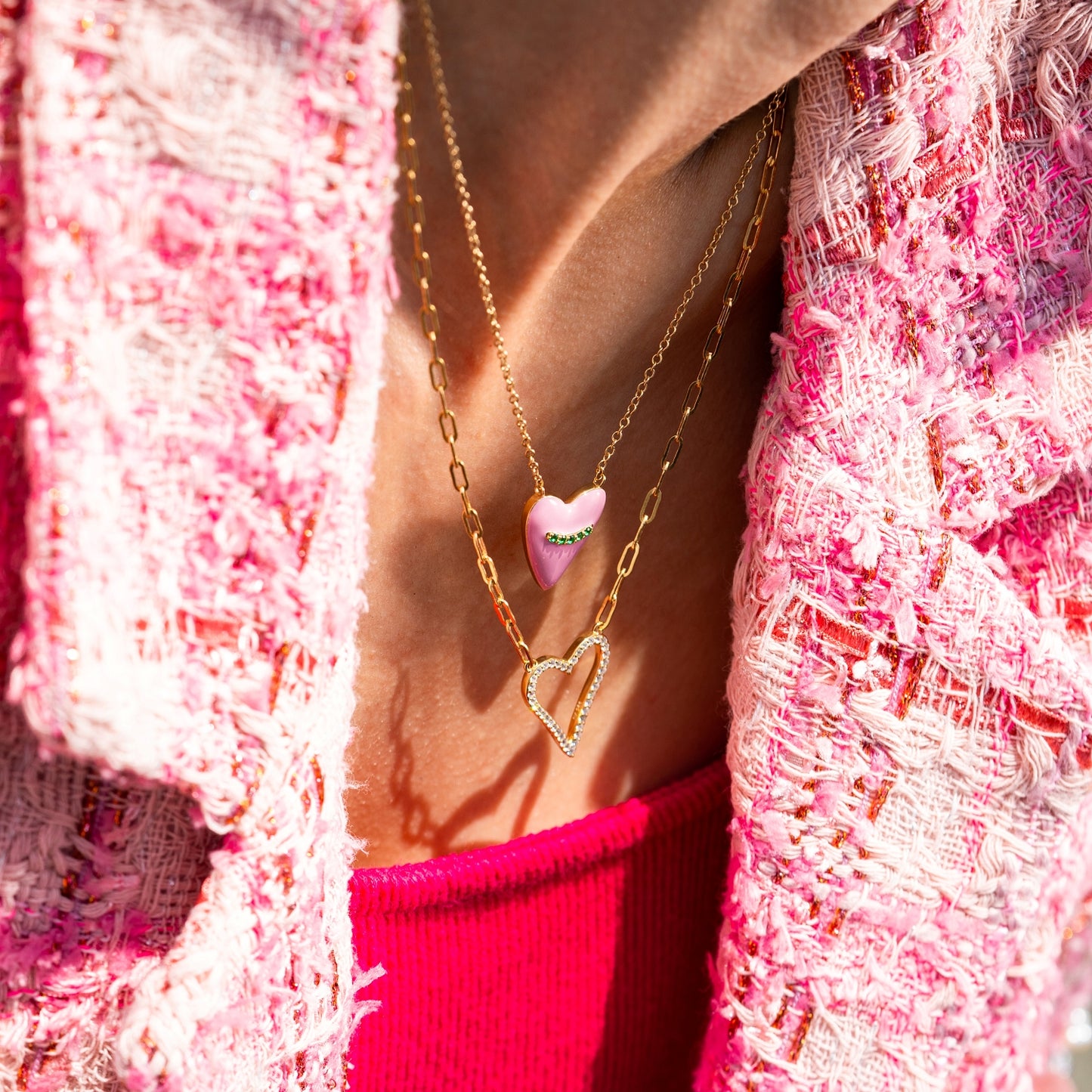 Puffy Heart Necklace