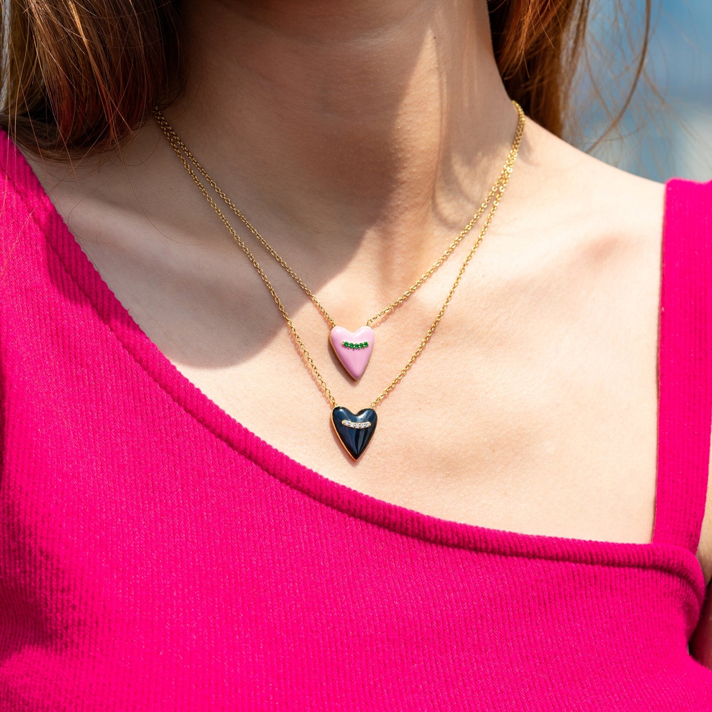 Puffy Heart Necklace