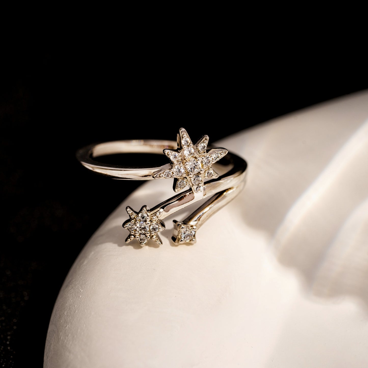 Starburst Trio Ring