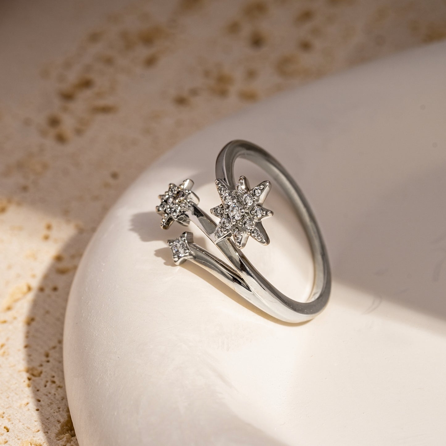Starburst Trio Ring