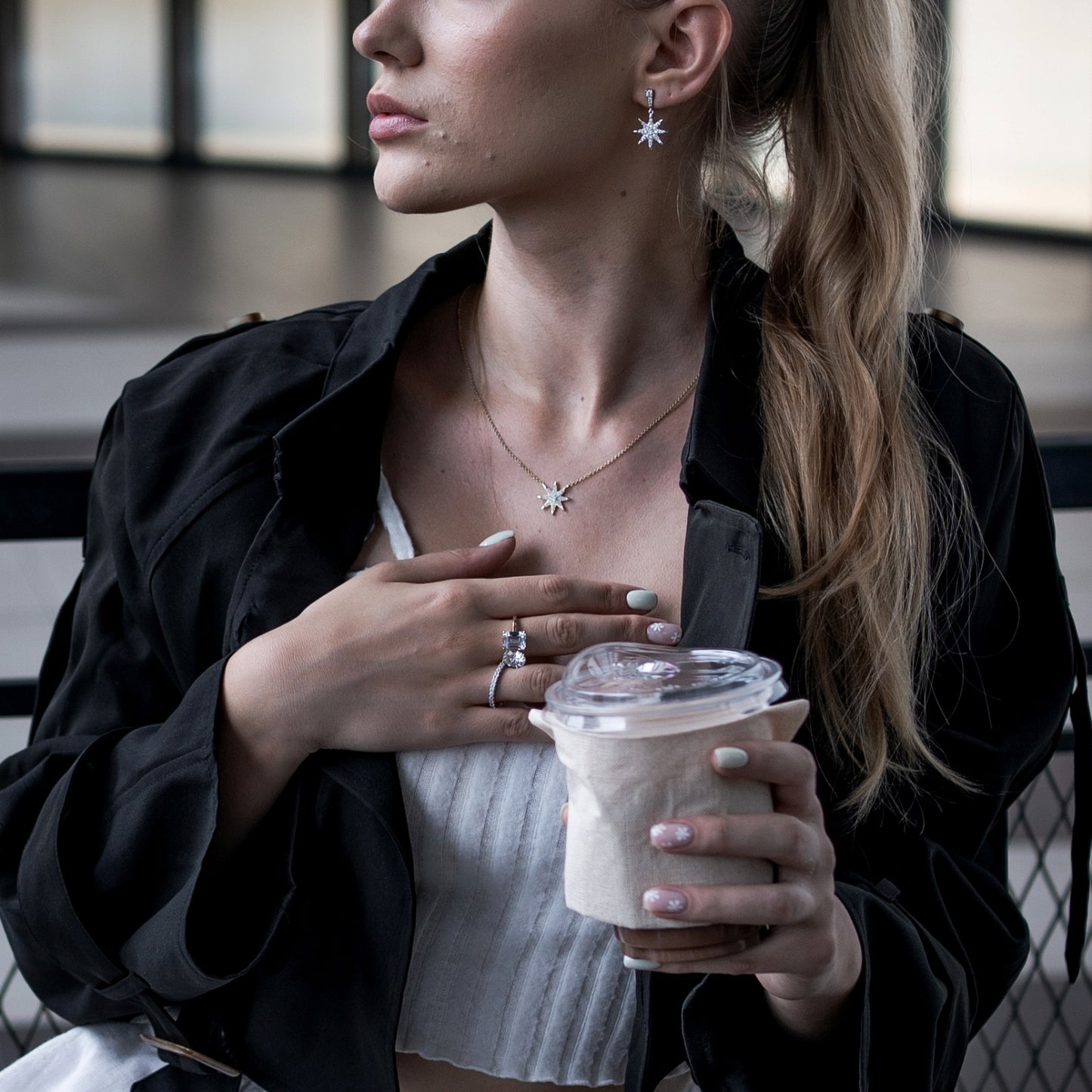 Marilyn Monroe Hollywood Star Pendant Necklace