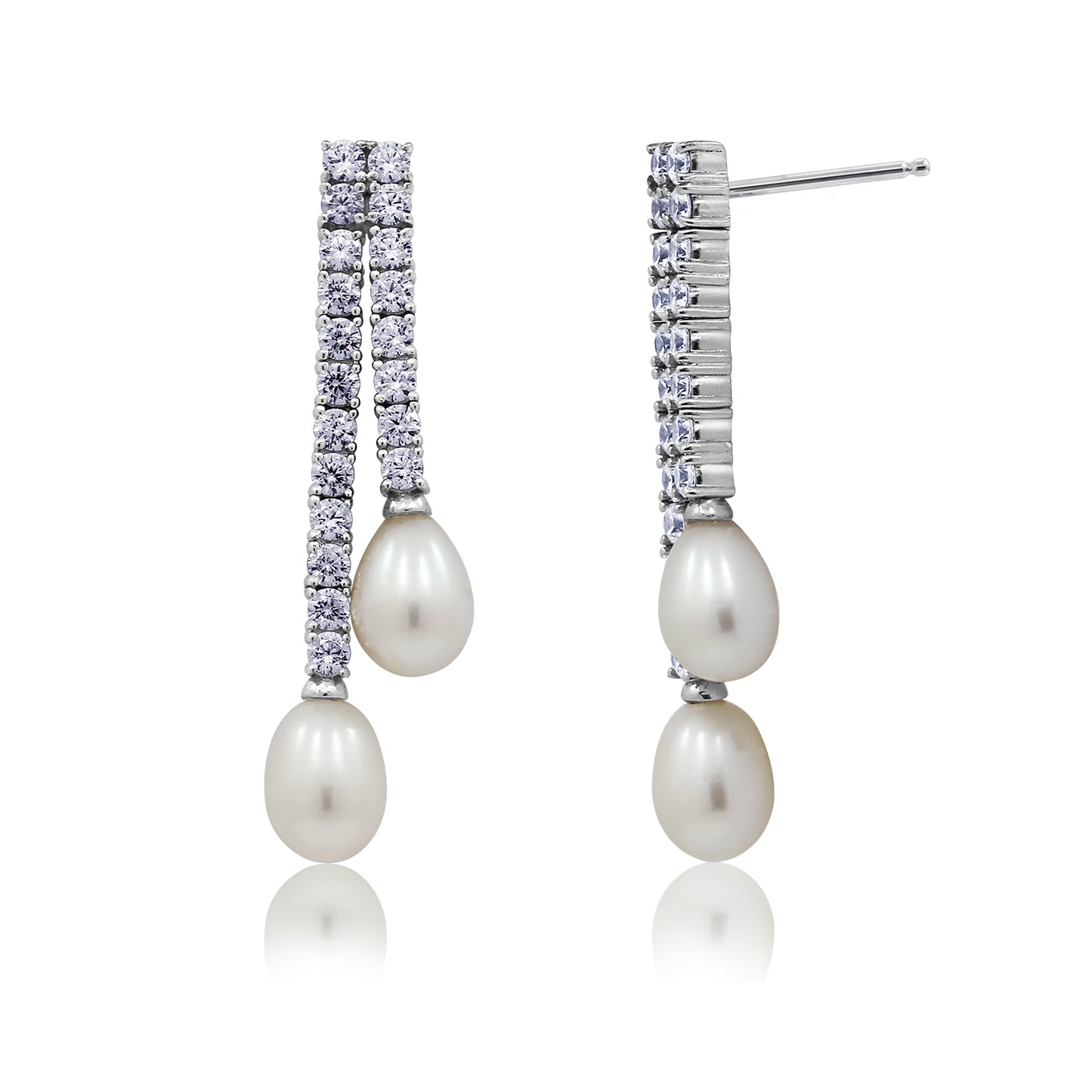 Diamonbliss Marilyn Monroe Pearl Drop Earrings