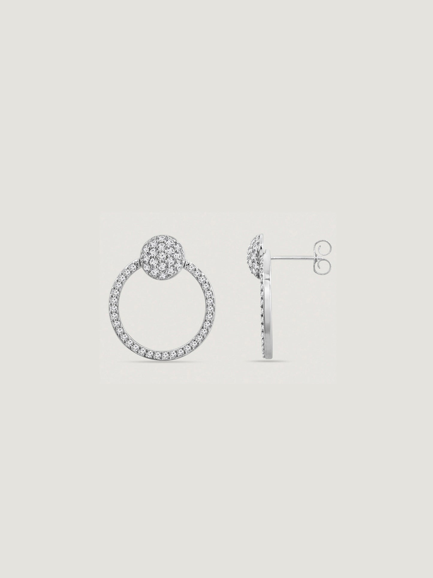 Marilyn Monroe Convertible Pave Stud Earrings