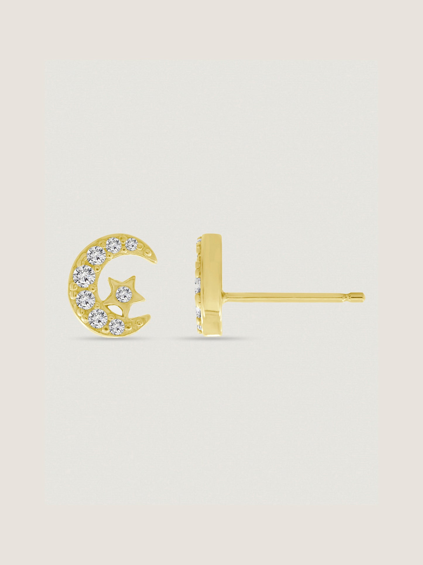 Marilyn Monroe Moon & Star Stud Earrings