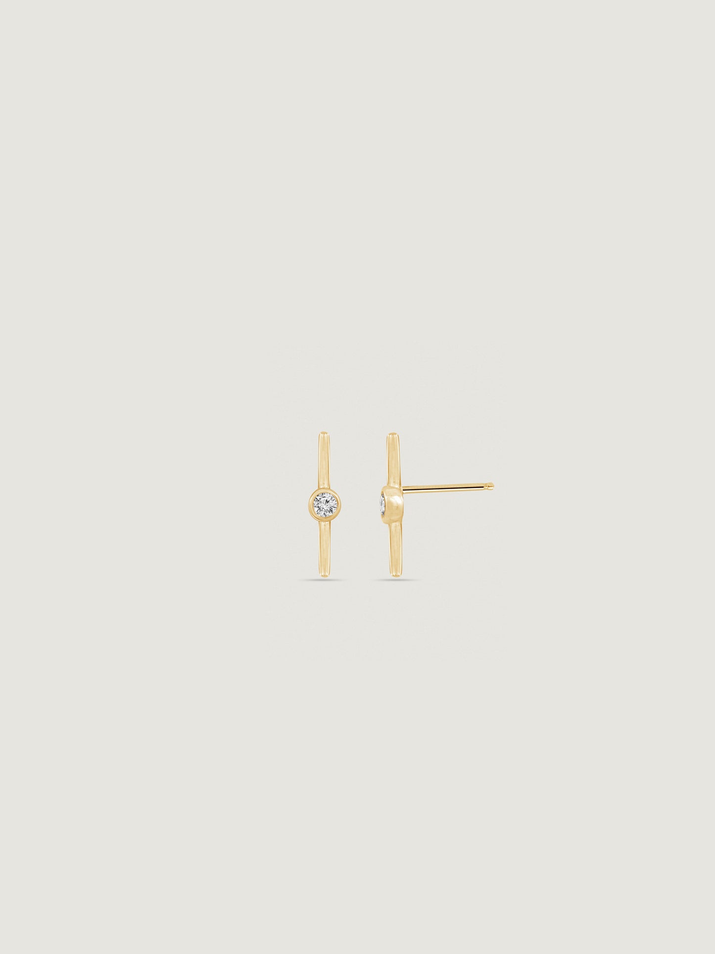 Bar Stud Earrings