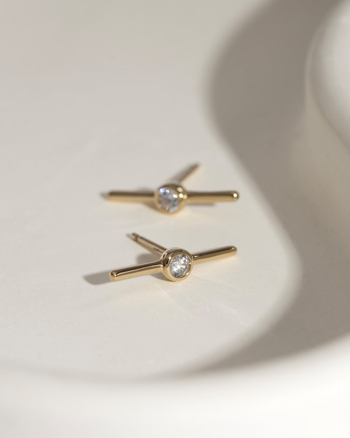 Bar Stud Earrings