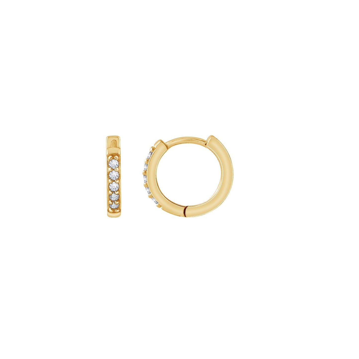 Marilyn Monroe Medium Pavé Hoop Earrings