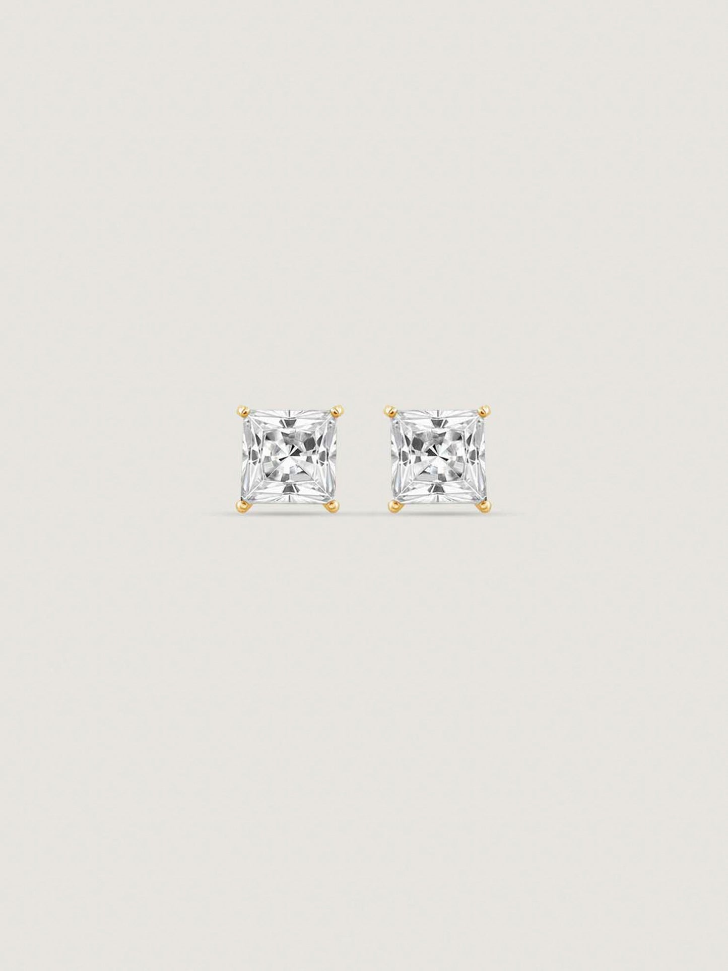 14K Solid Gold Stud Earrings