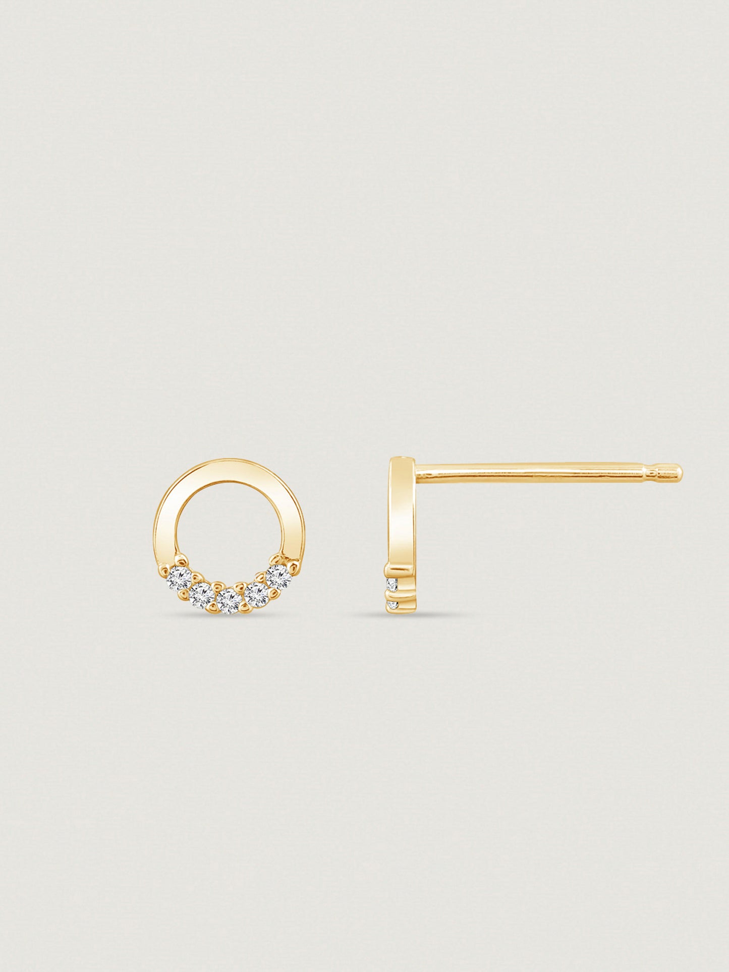 Marilyn Monroe Circle Stud Earrings