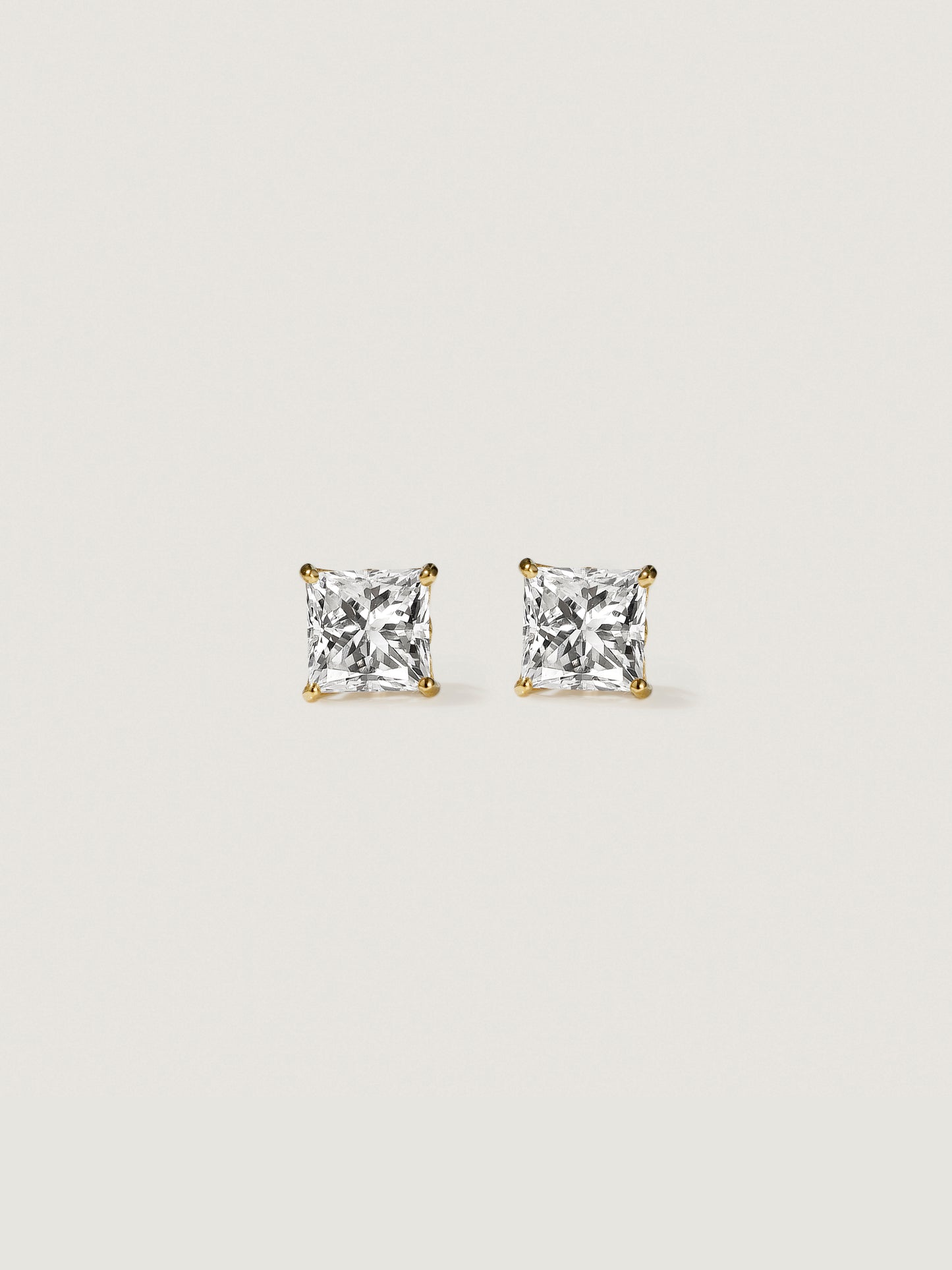 Diamonbliss Lab-Grown Diamond 1.0 cttw Princess Solitaire Earrings