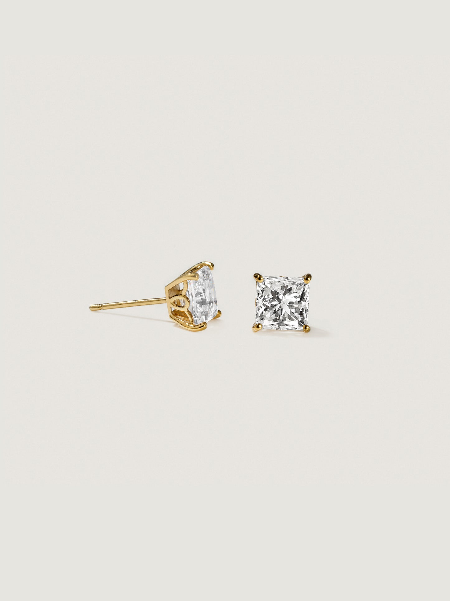 Diamonbliss Lab-Grown Diamond 2.0 cttw Princess Solitaire Earrings