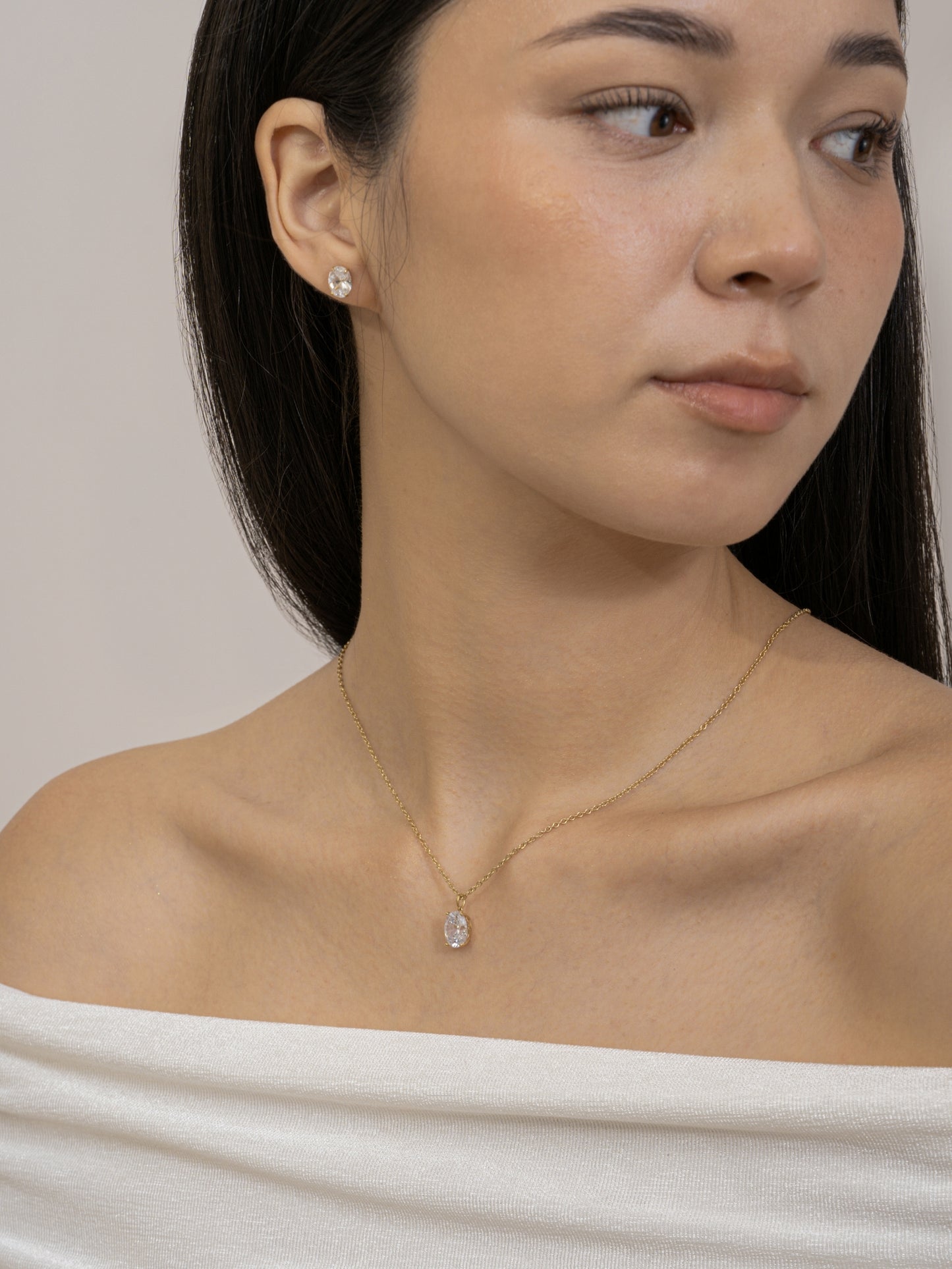 Diamonbliss Lab-Grown Diamond 2.0 cttw Oval Solitaire Earrings
