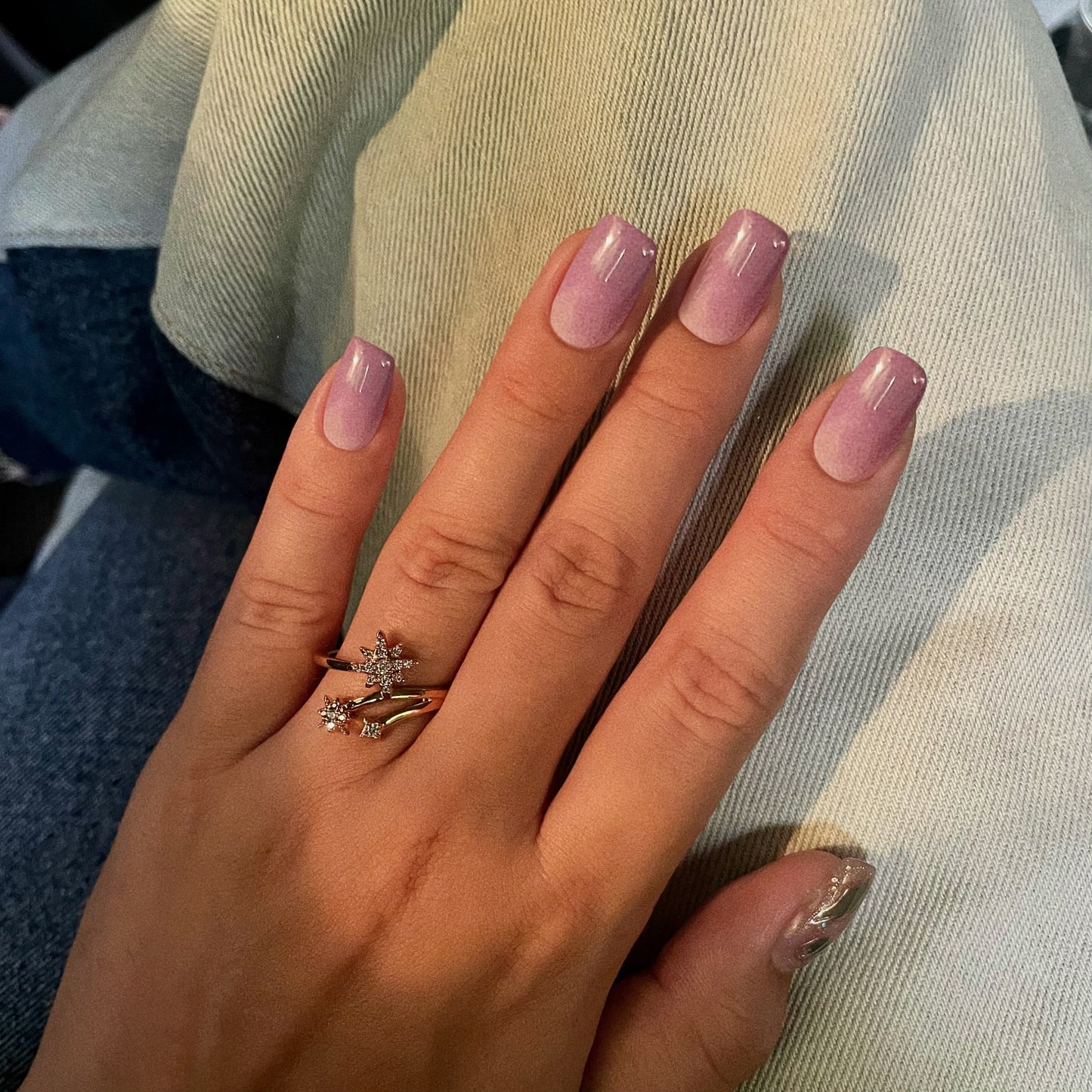 Starburst Trio Ring