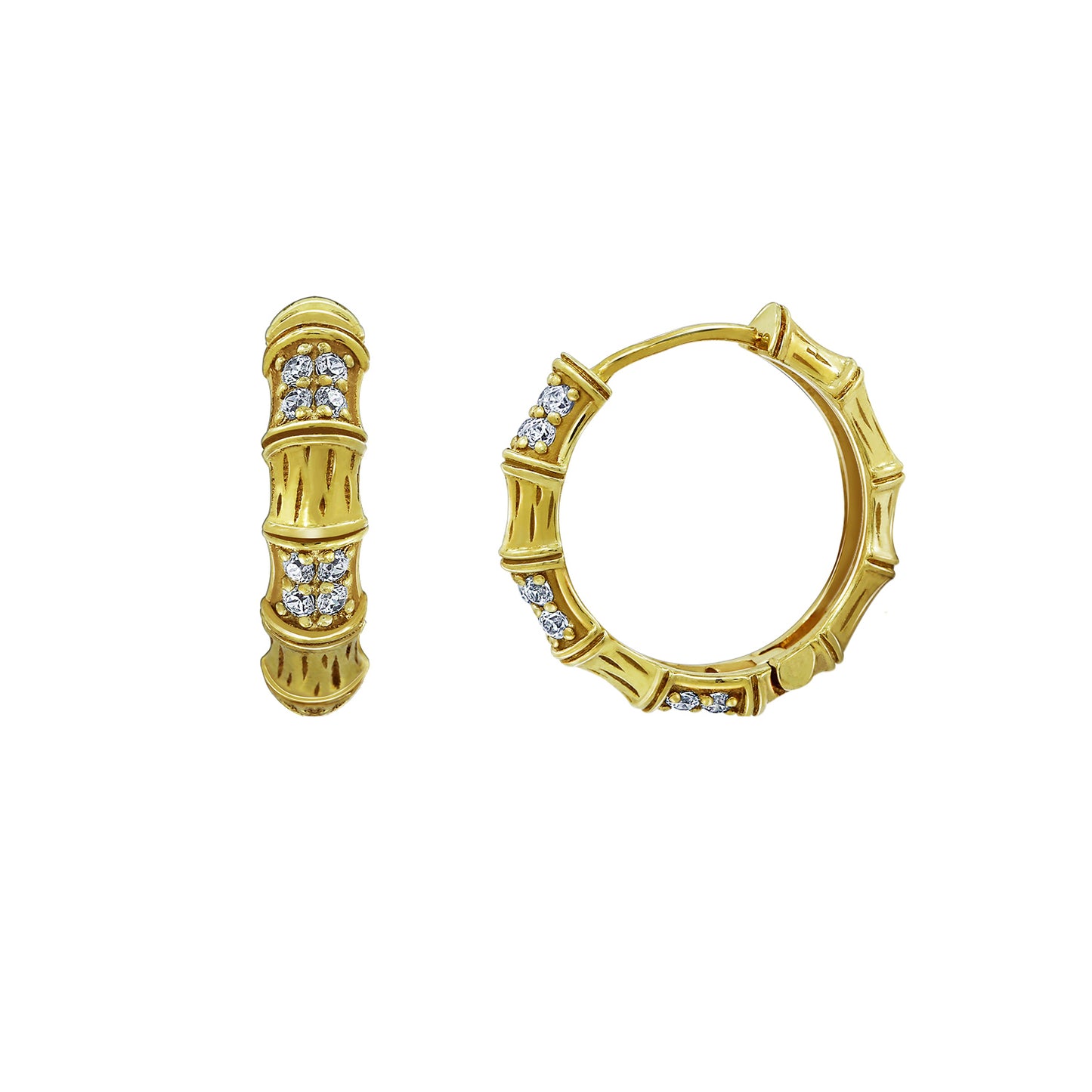 Bamboo Joints Earrings