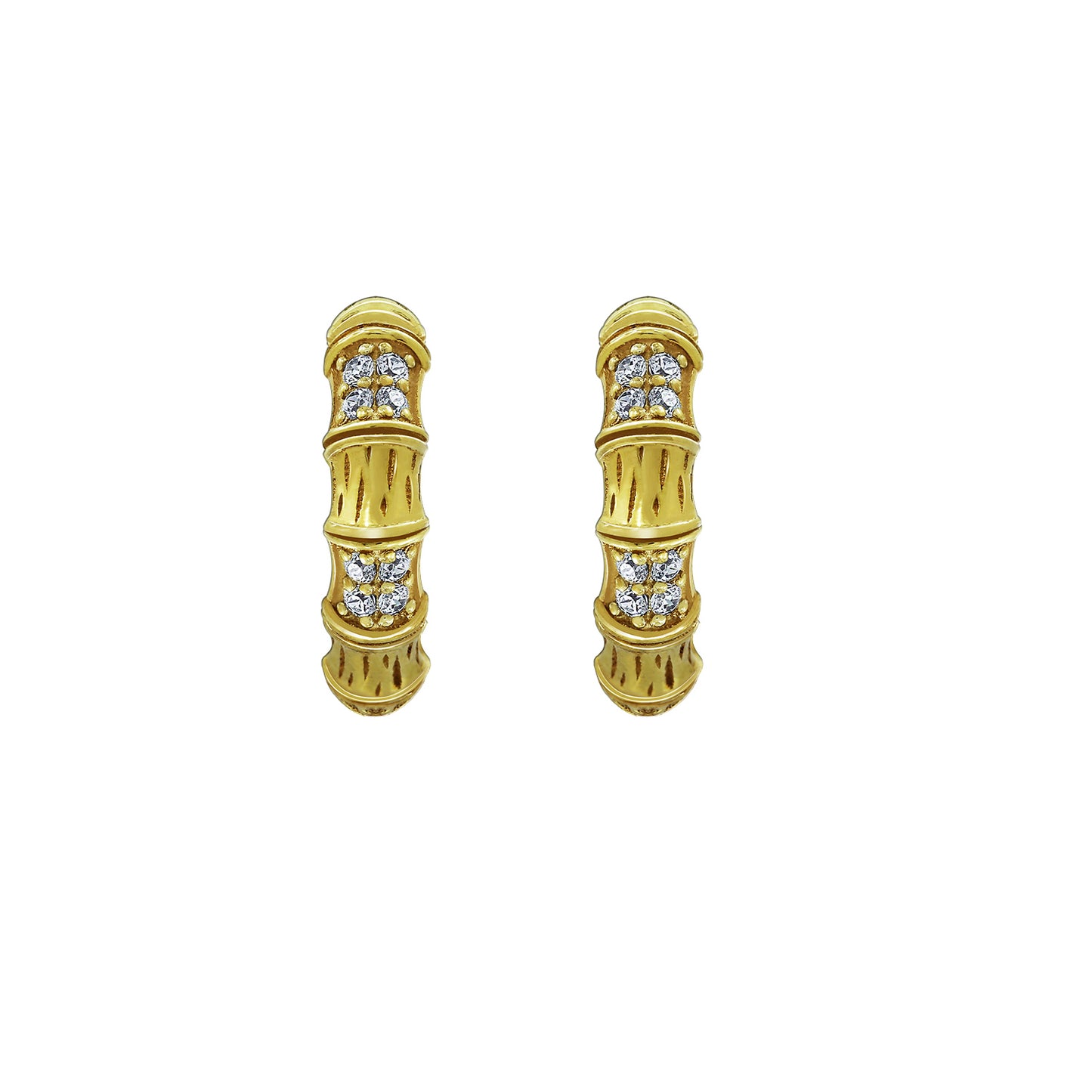Bamboo Joints Earrings