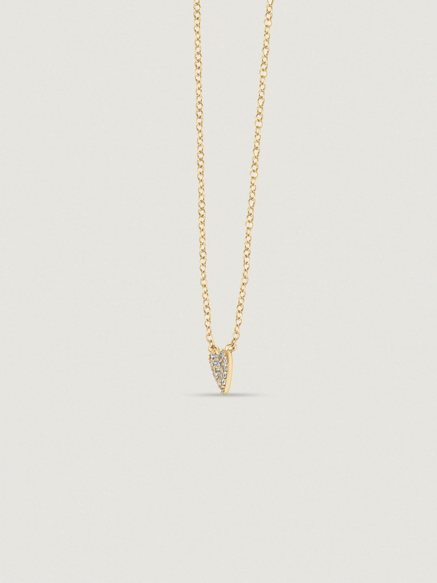 Marilyn Monroe Pavé Heart Necklace