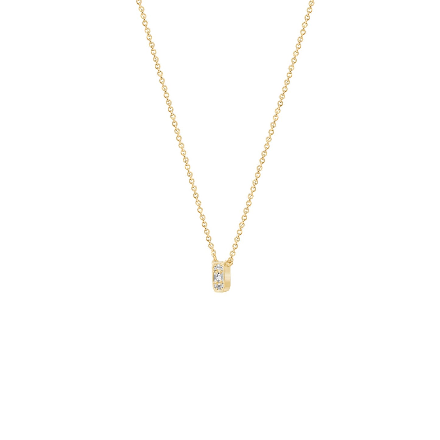 Marilyn Monroe Cluster Square Necklace