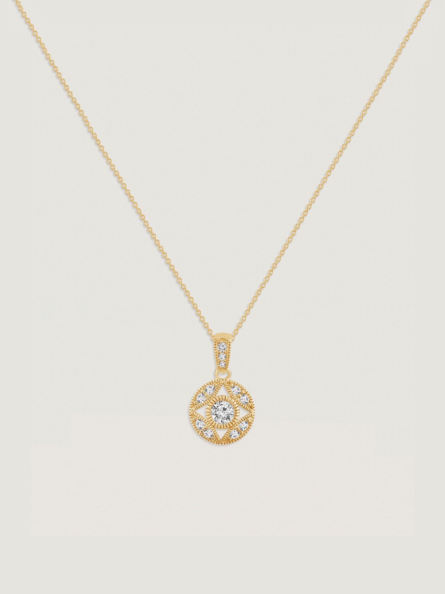 Marilyn Monroe Vintage Round Pendant Necklace