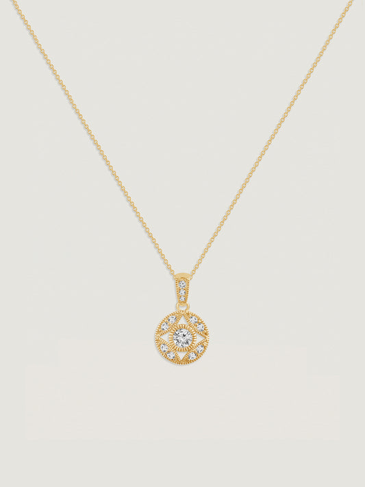 Marilyn Monroe Vintage Round Pendant Necklace