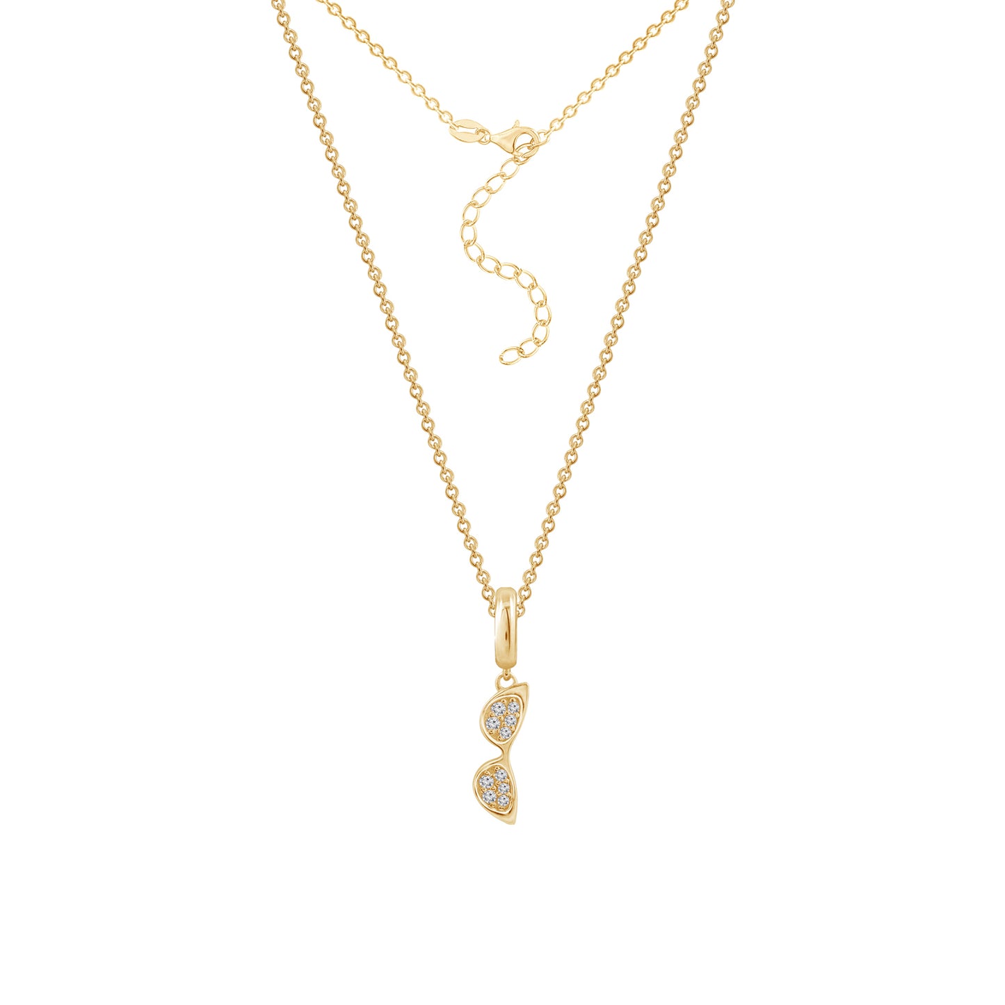 Marilyn Monroe Sunglasses Necklace, 16" + 2" extender