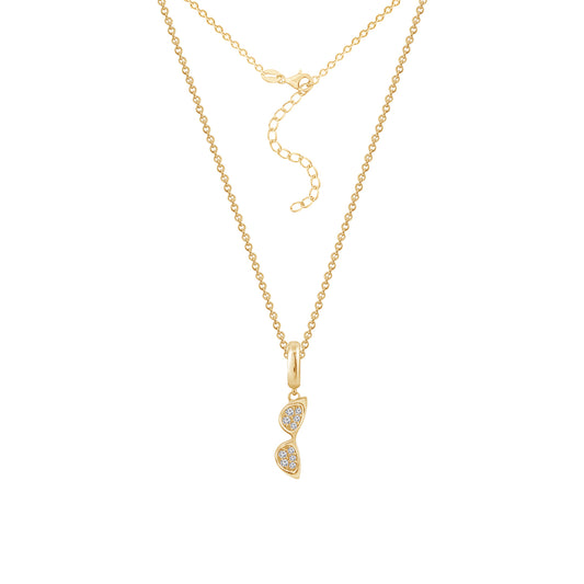 Marilyn Monroe Sunglasses Necklace, 16" + 2" extender