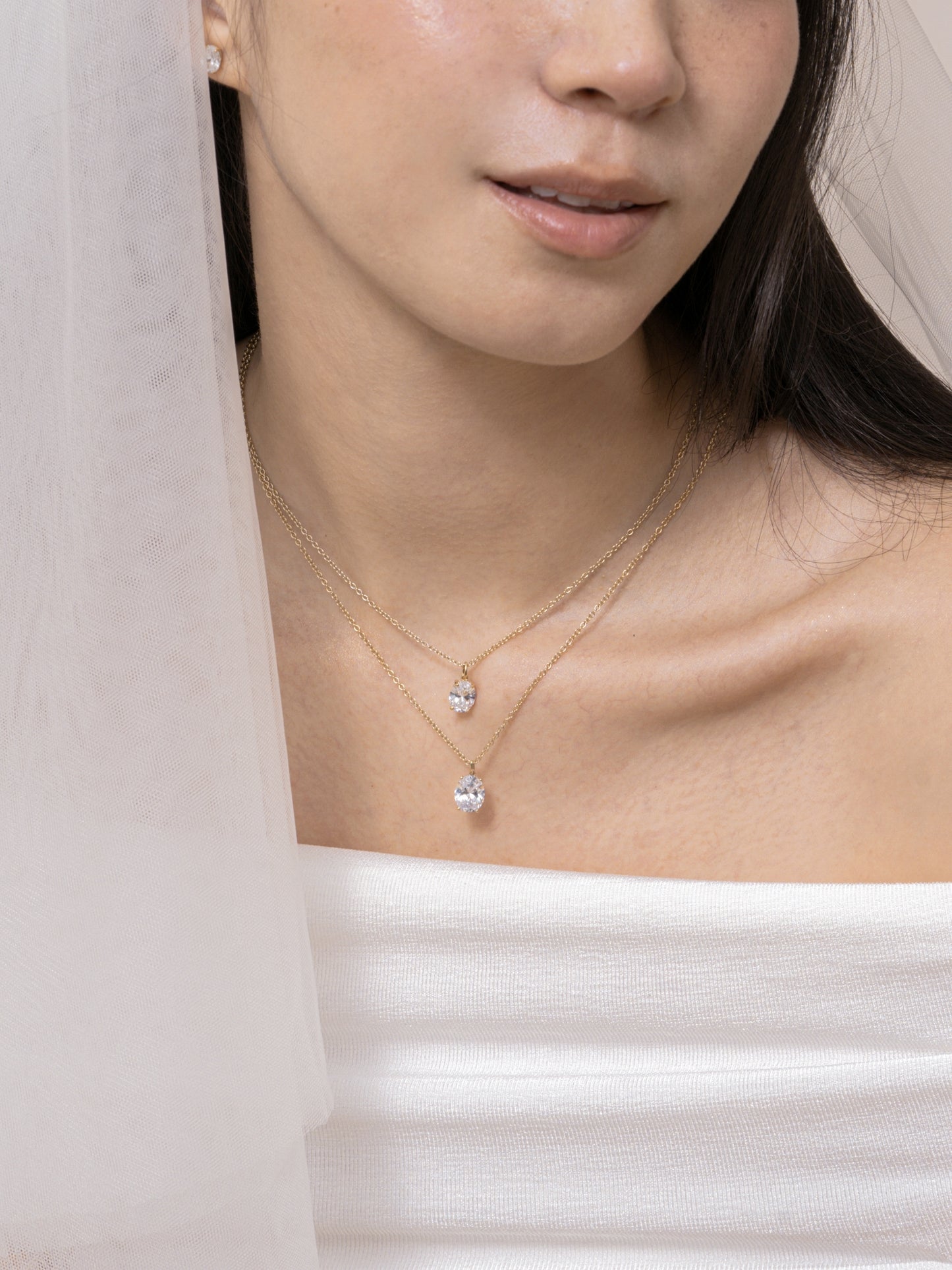 Diamonbliss Lab-Grown Diamond 2.0 cttw Oval Solitaire Necklace