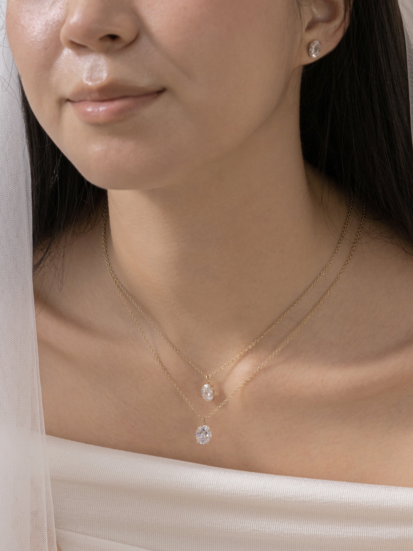 Diamonbliss Lab-Grown Diamond 2.0 cttw Oval Solitaire Necklace