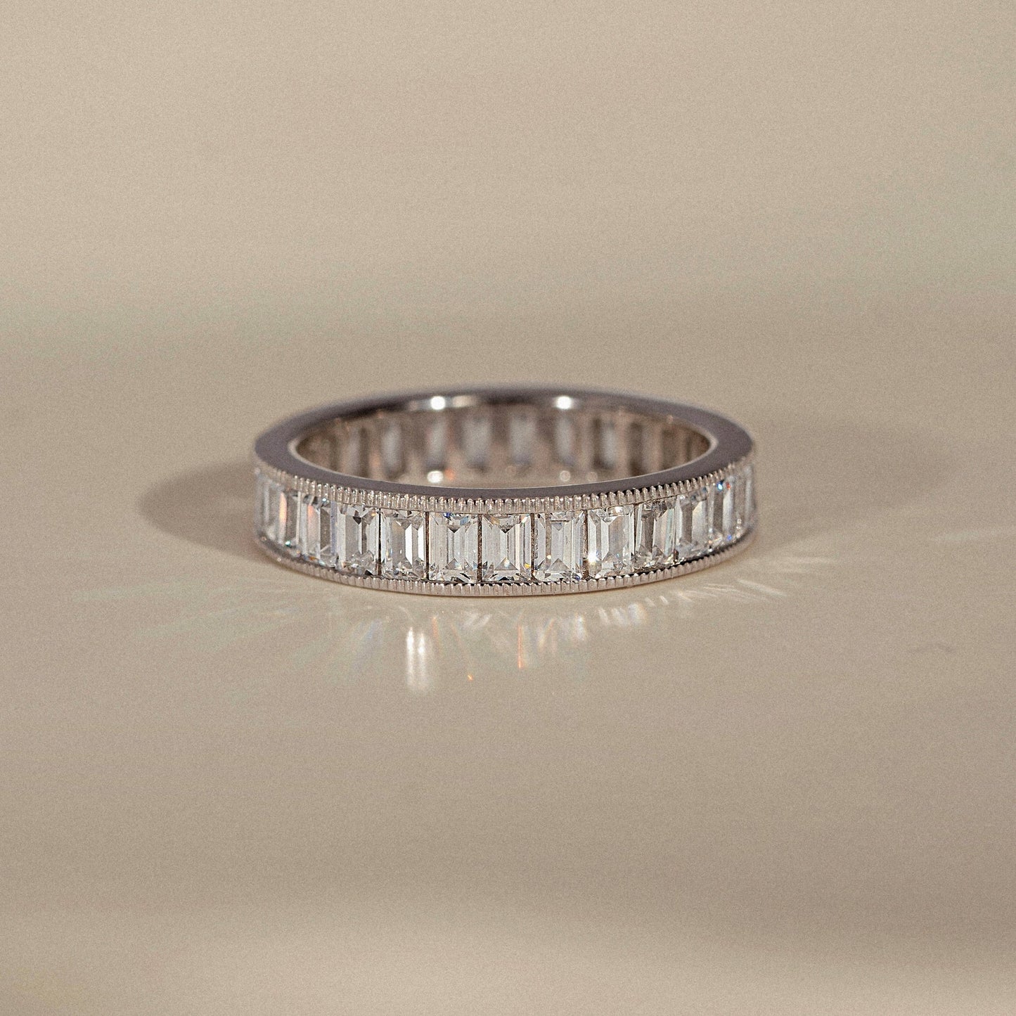Marilyn Monroe Baguette Eternity Ring