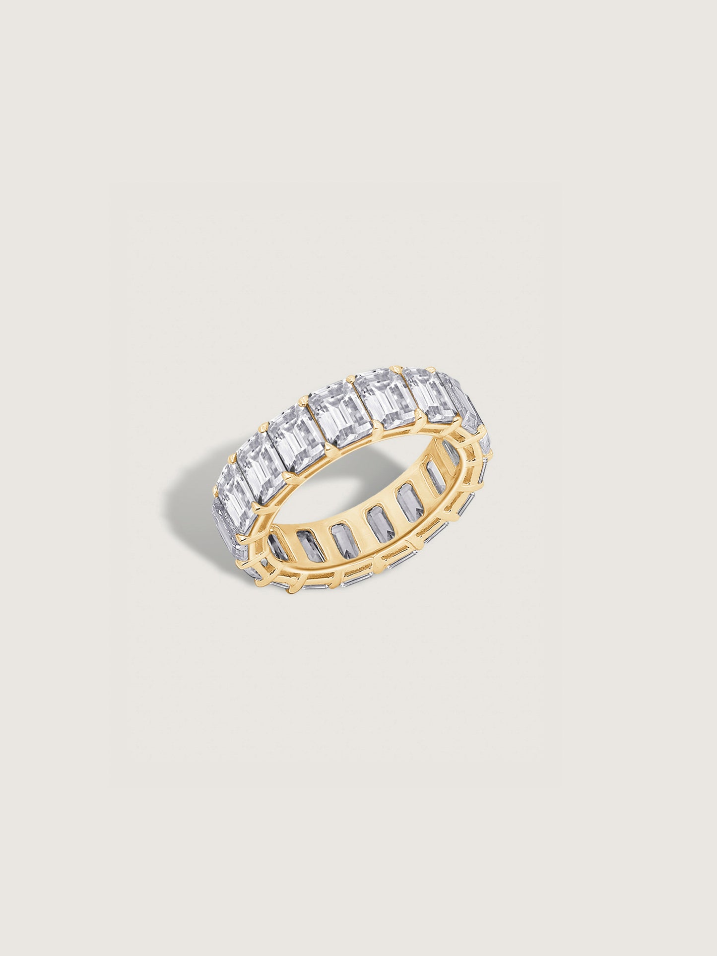 Marilyn Monroe Emerald Cut Eternity Ring