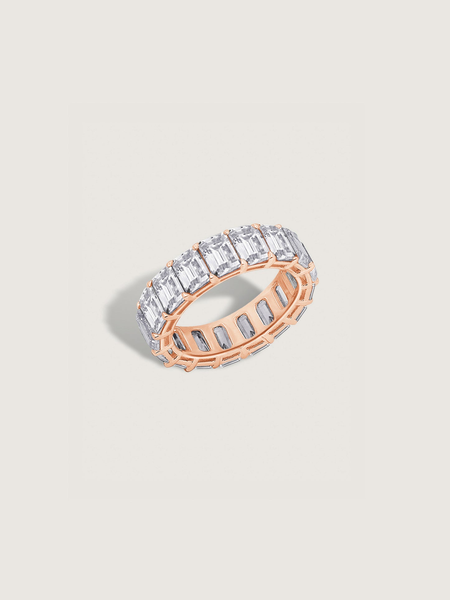Marilyn Monroe Emerald Cut Eternity Ring