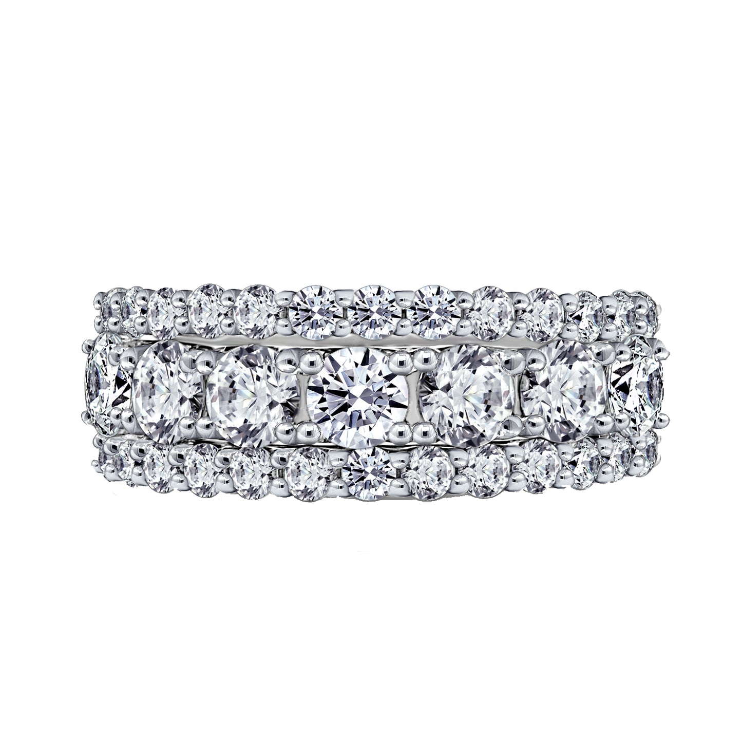 Set of Three Half Eternity Band Ring