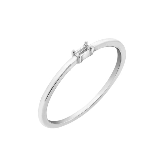 Solo Baguette Petite Ring