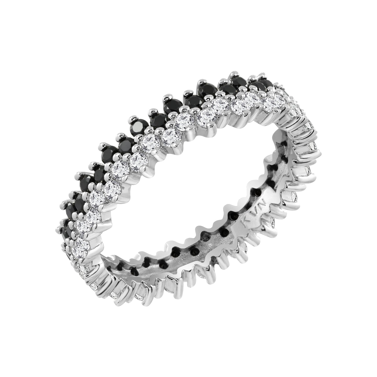 DIAMONBLISS Marilyn Monroe Black & White Ring