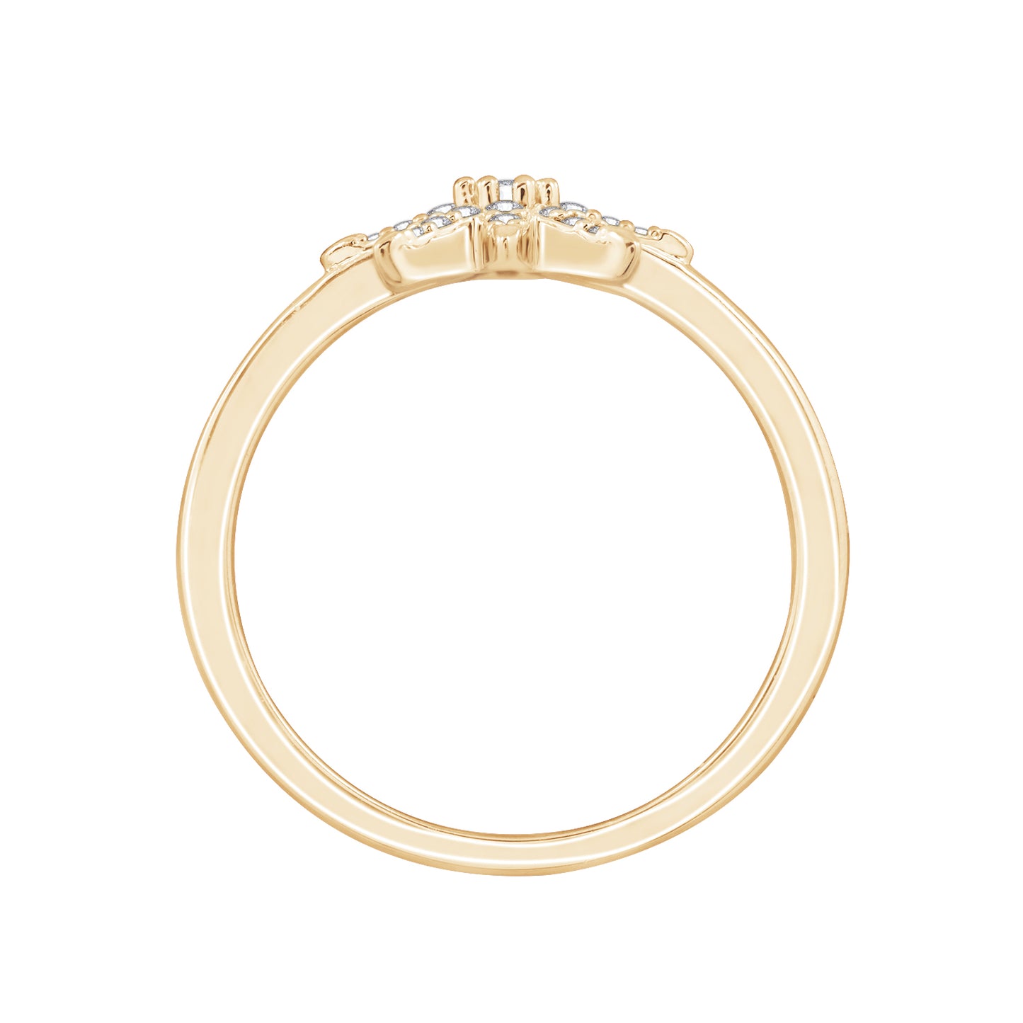 Starburst Pave Ring