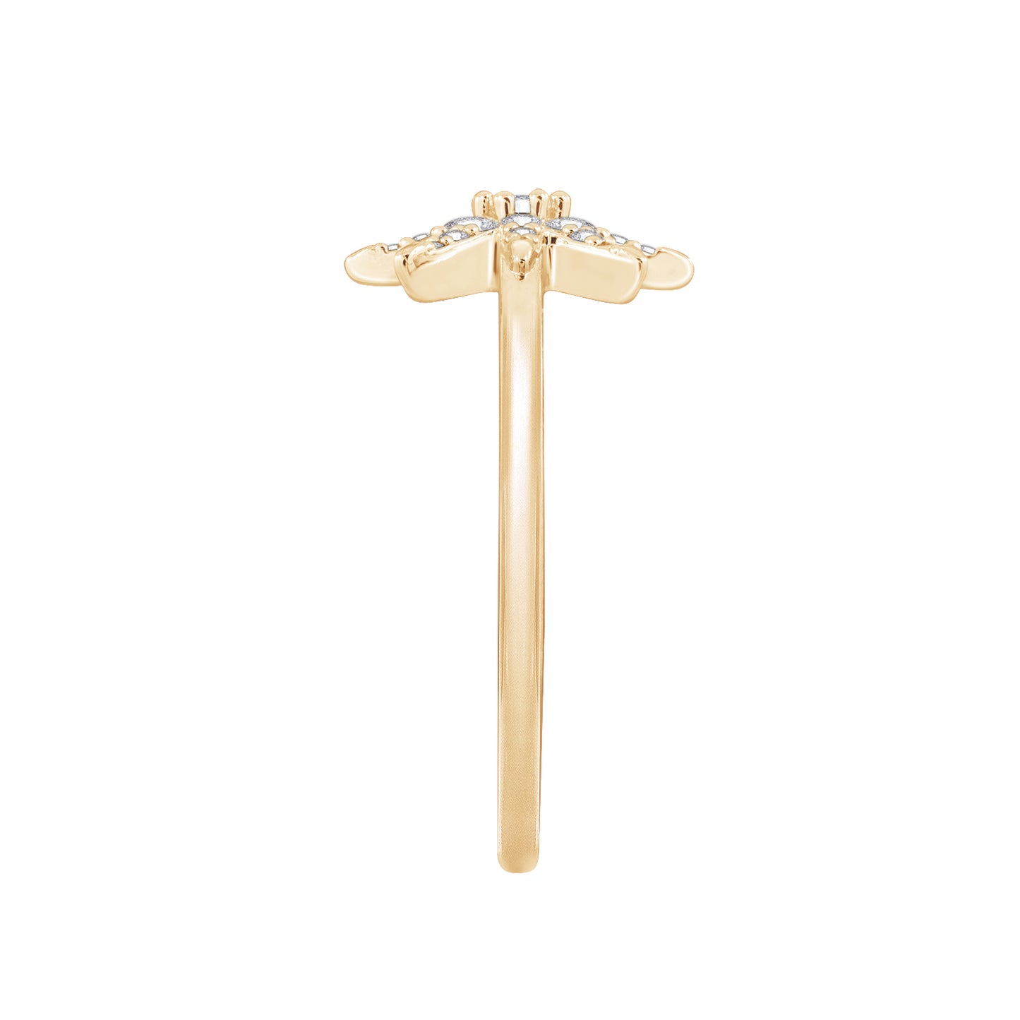 Starburst Pave Ring