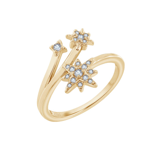 Starburst Trio Ring