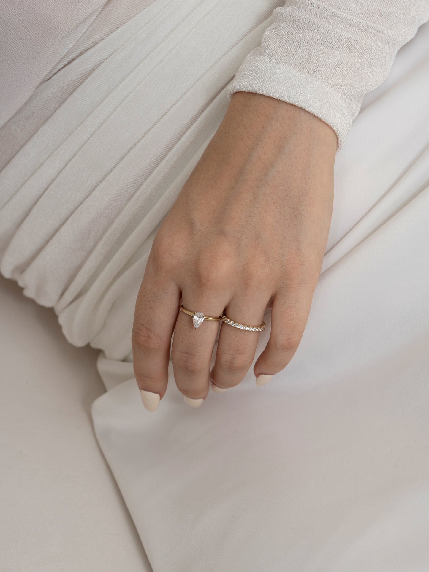 Diamonbliss Lab-Grown Diamond 0.5 cttw Pave Half Band Ring