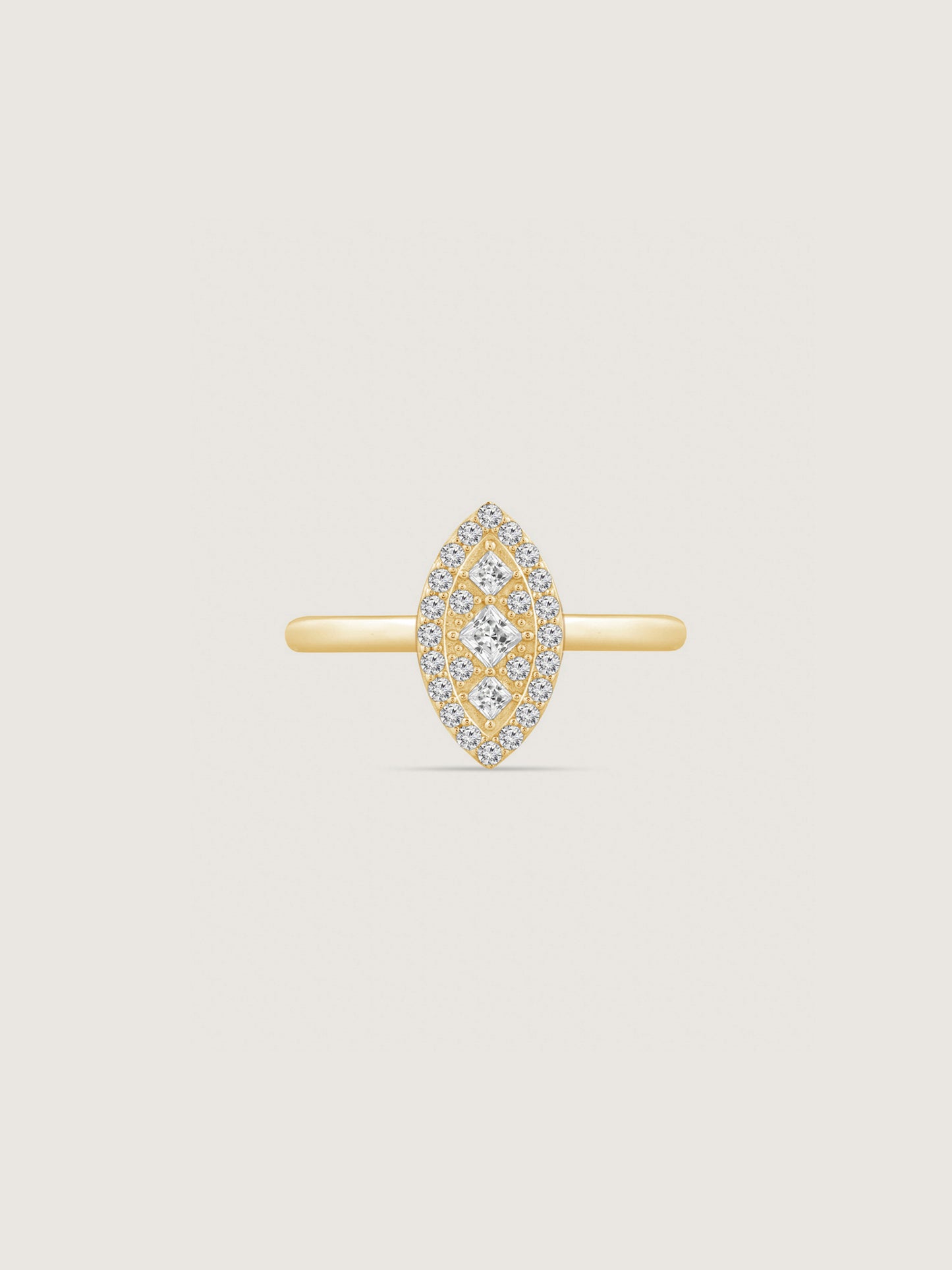 Marilyn Monroe Pavé Marquise Ring