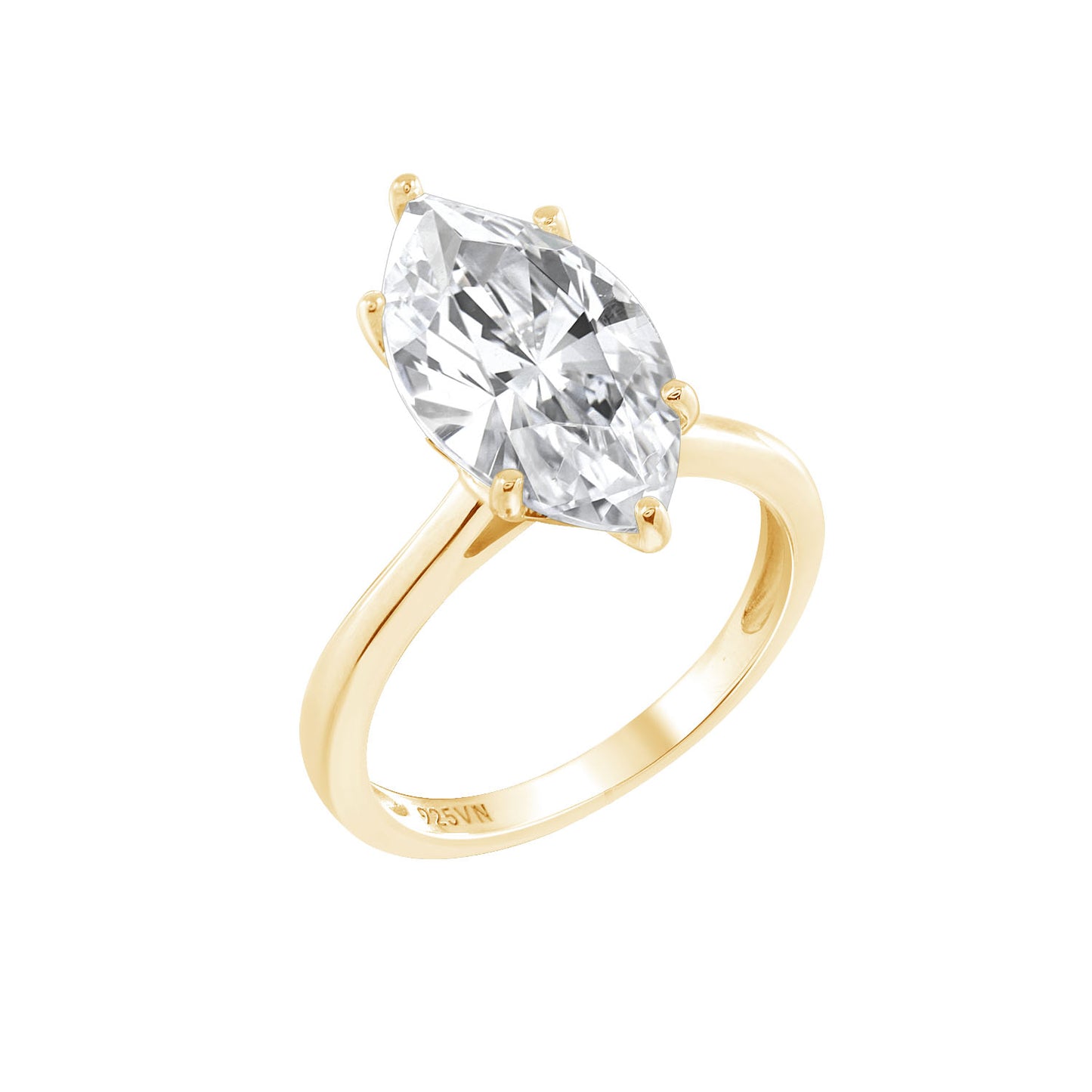 Marilyn Monroe 100-Facet Solitaire Ring