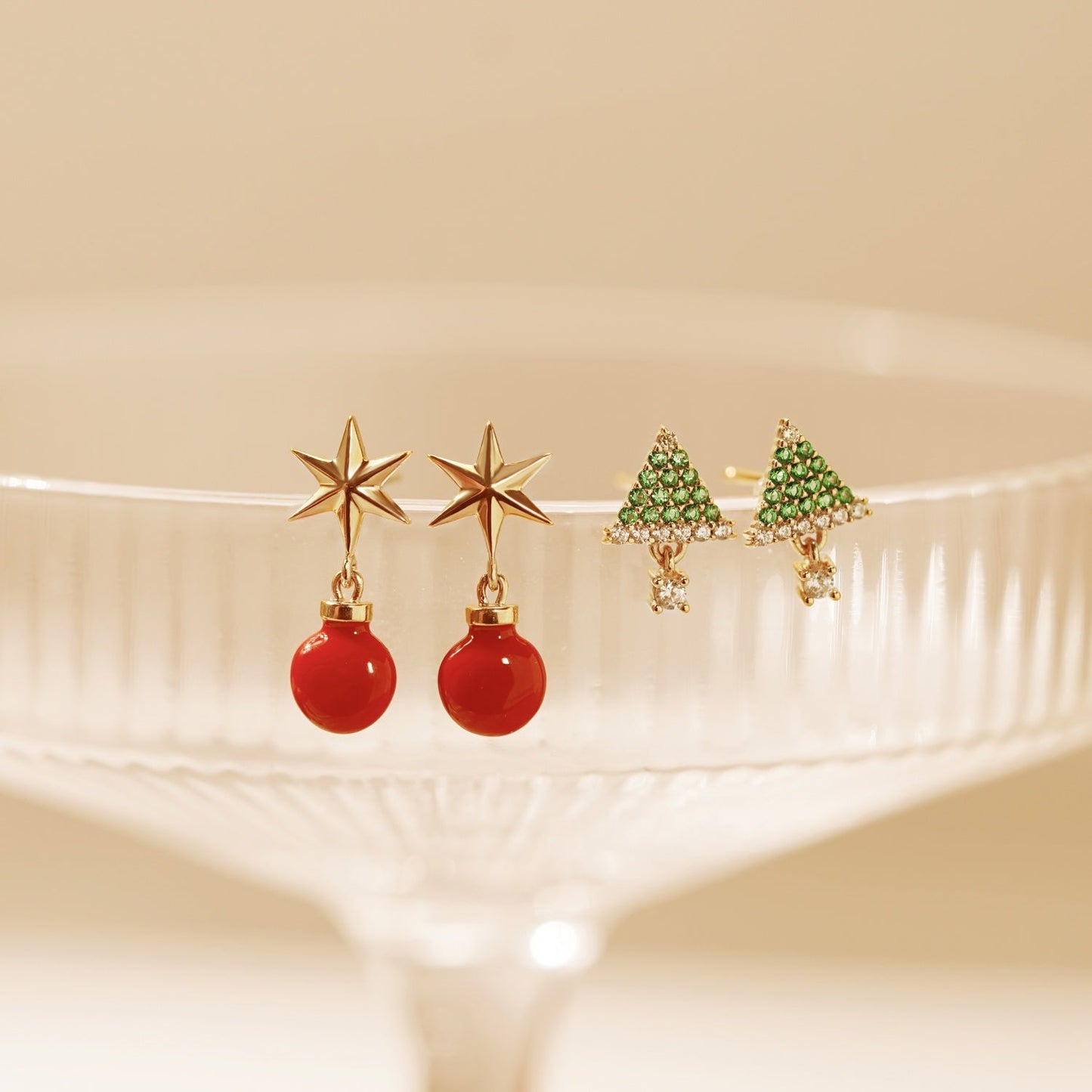 Christmas Tree Stud Earrings