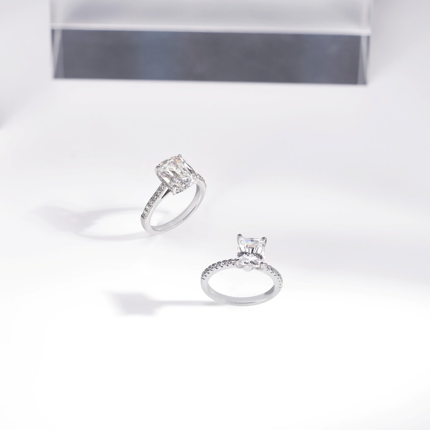 Radiant Emerald Cut Solitaire Ring