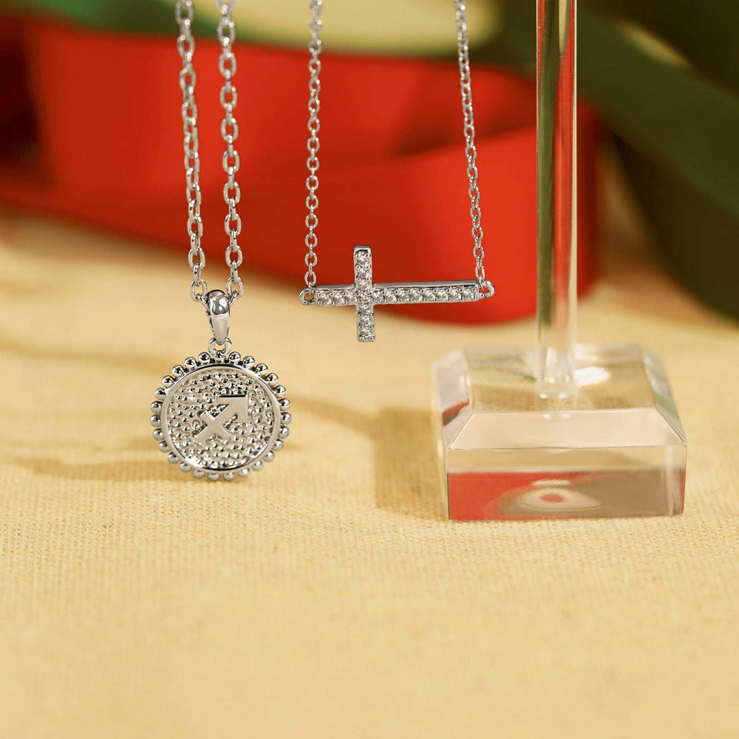 Cable Chain Pendant Necklace