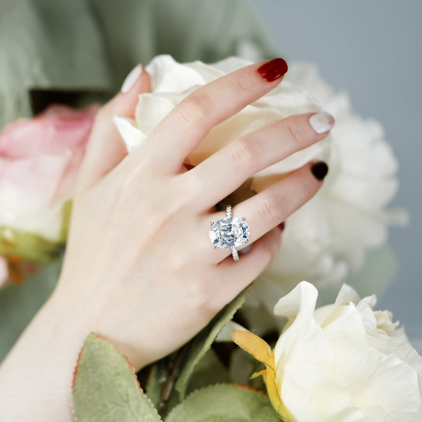 Oval Solitaire Engagement Ring