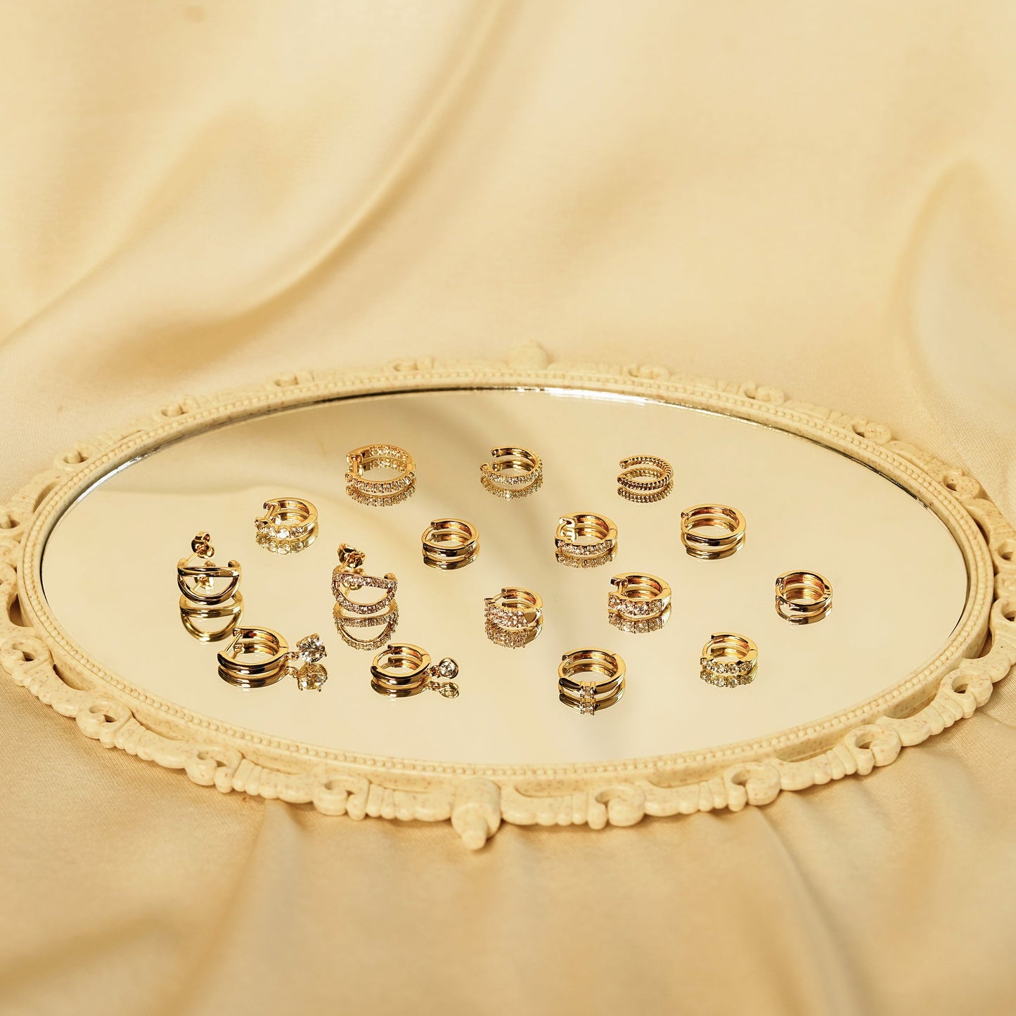 Dangle Hoop Earrings